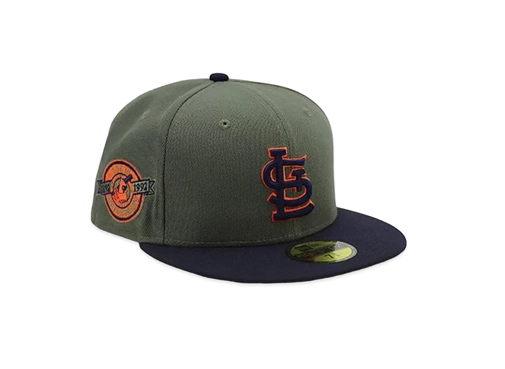 NEW ERA x THE CAP Mods Anthem Pack 59FIFTY STLCARCO "Olive/Navy"