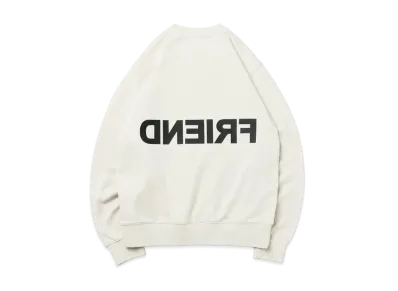 NEW ERA x Satomi Shigemori feat. Friend Lined Sweat Crew Neck "Stone"