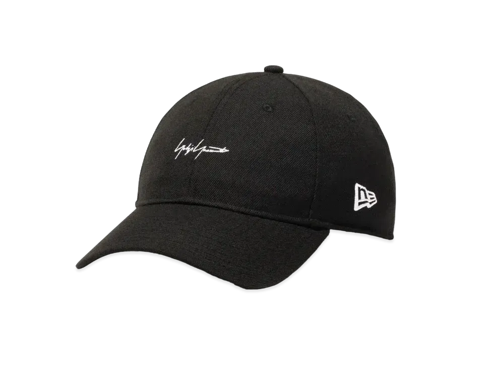 NEW ERA x Yohji Yamamoto FW23 Signature Logo Wool 9THIRTY "Black"