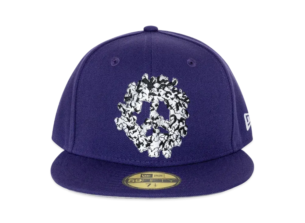 NEW ERA x Denim Tears Cotton Peace New Era Hat "Purple"