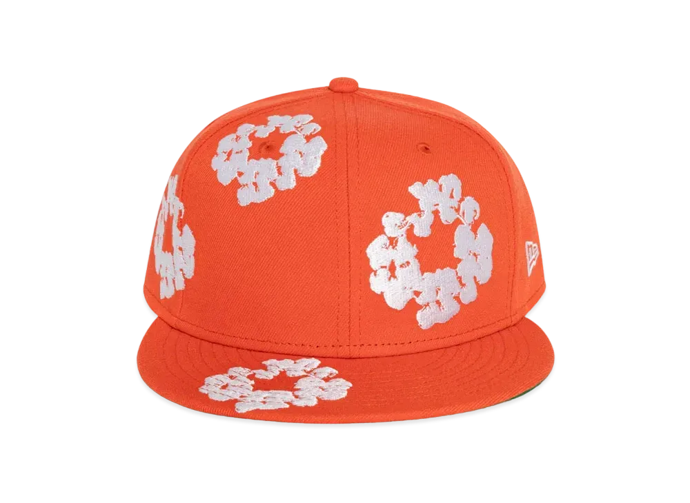 NEW ERA x Denim Tears Cotton Wreath 59/50 "Orange"