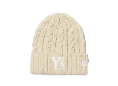 NEW ERA x Y's SS24 Low Gauge Cuff Knit "Ivory"