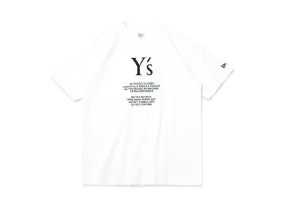 NEW ERA x Y's SS24 S/S Cotton Tee "White"