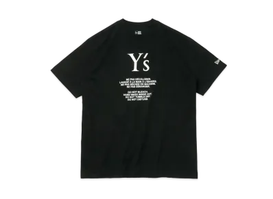 NEW ERA x Y's SS24 S/S Cotton Tee "Black"