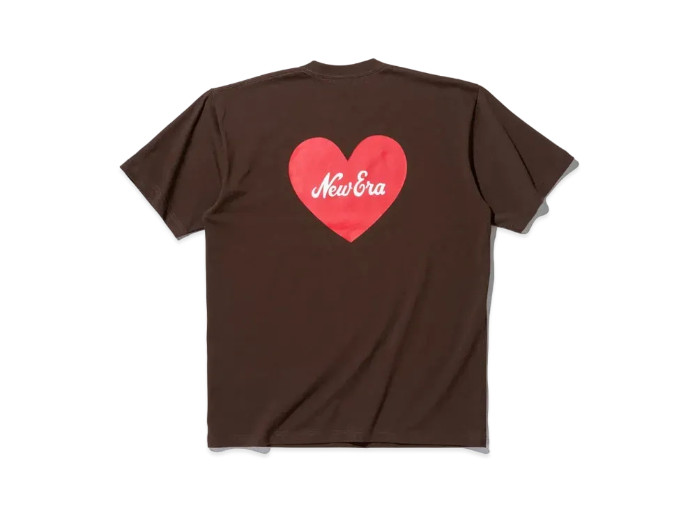 NEW ERA St. Valentine's Day Regular Fit Short Sleeve Cotton T-Shirt "Walnut"