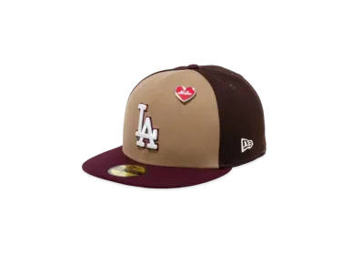 NEW ERA St. Valentine's Day Los Angeles Dodgers 59Fifty "Khaki/Maroon"