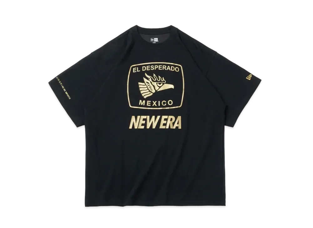 NEW ERA x New Japan Pro Wrestling Short Sleeve Oversized Performance T-Shirt El Desperado "Black"