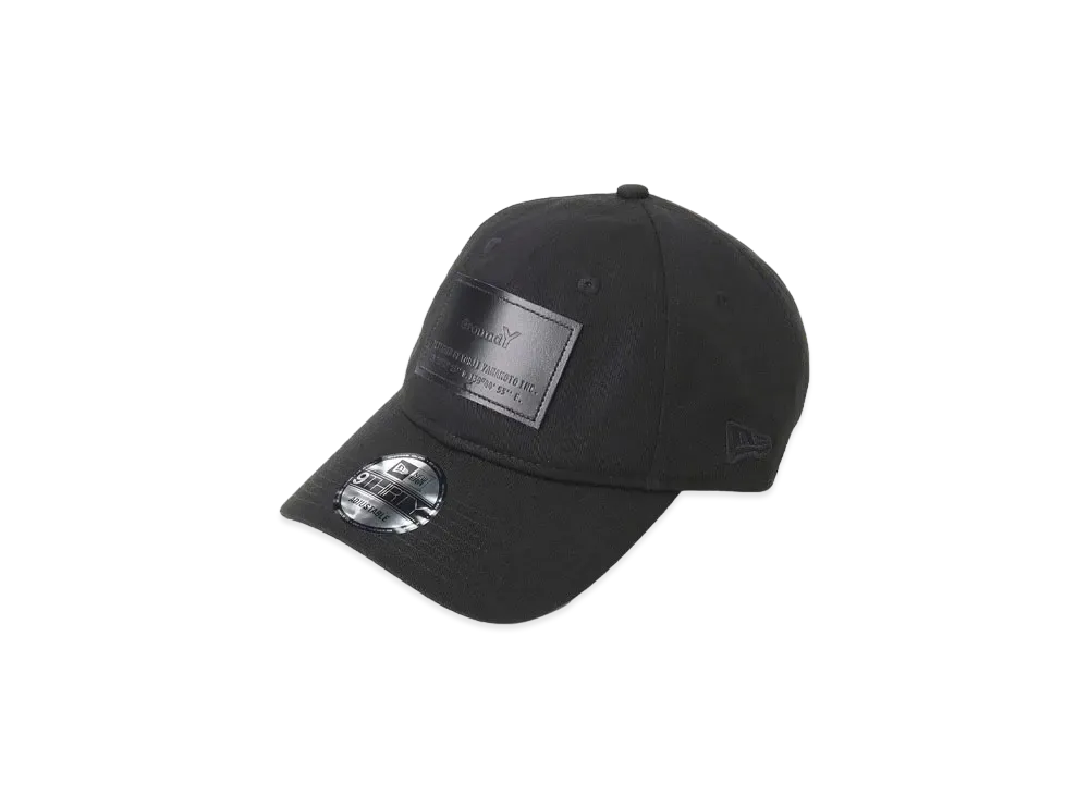 NEW ERA x Ground Y Logo Leather Patch 9Thirty "Black"