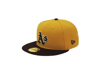 NEW ERA x THE CAP United Mustard 59Fifty Oakland Athletics "Mustard Yellow"