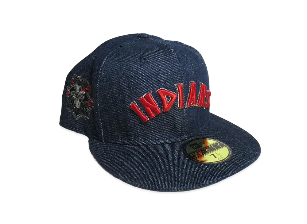 NEW ERA 59fifty Cleveland Indians "Denim"