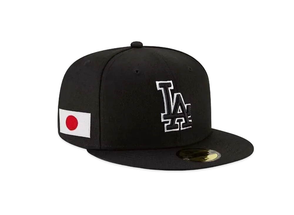NEW ERA 59fifty Los Angeles Dodgers "Black"
