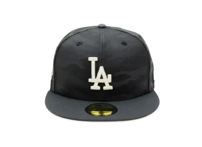 NEW ERA THE CAP Cloaking Device 59FIFTY Los Angeles Dodgers "Black Camo"