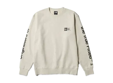 NEW ERA Fleece Sweat Crew Neck "Oatmeal"