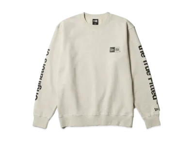 NEW ERA Fleece Sweat Crew Neck "Oatmeal"