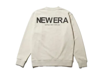 NEW ERA Fleece Sweat Crew Neck "Oatmeal"