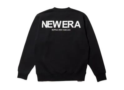 NEW ERA Fleece Sweat Crew Neck "Black"