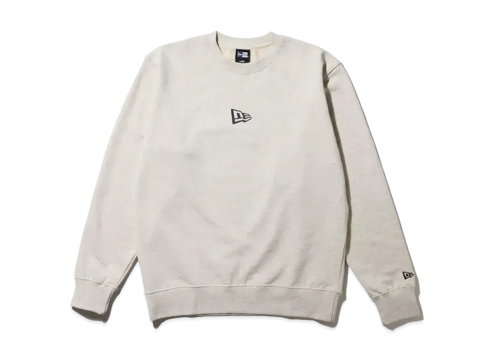 NEW ERA Fleece Sweat Crew Neck "Oatmeal"