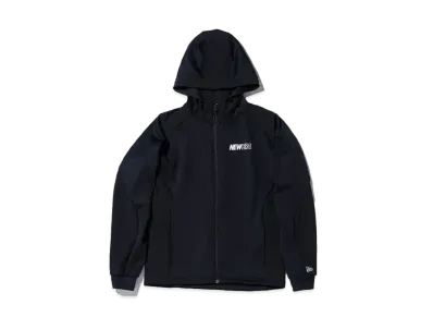 NEW ERA Warm Up Jacket 2 Word Mark "Black/White"