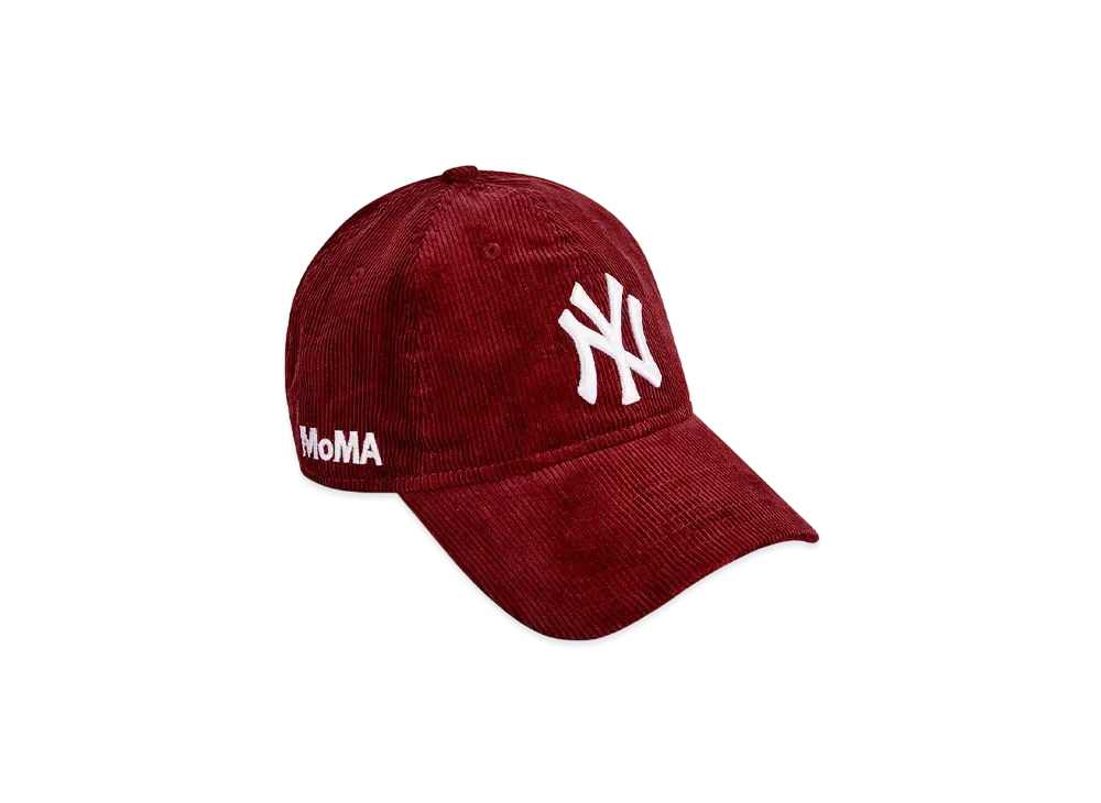 NEW ERA x MoMA New York Yankees Cap Corduroy "Maroon"