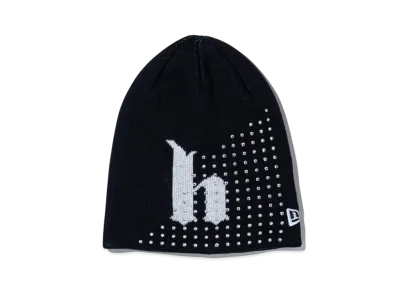 NEW ERA x hood Mori Haruna Beanie Rhinestones "Black"