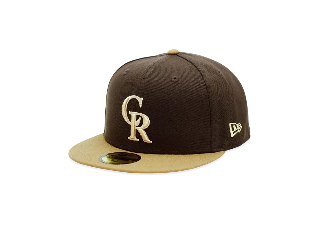 NEW ERA THE CAP 59FIFTY CUCTUS SUNRISE II Colorado Rockies "Walnut/Wheat"