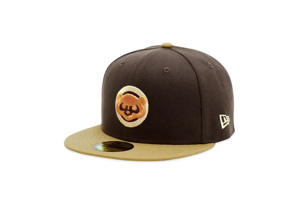 NEW ERA THE CAP 59FIFTY CUCTUS SUNRISE II Chicago Cubs "Walnut/Wheat"