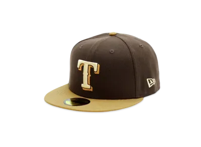 NEW ERA THE CAP 59FIFTY CUCTUS SUNRISE II Texas Rangers "Walnut/Wheat"