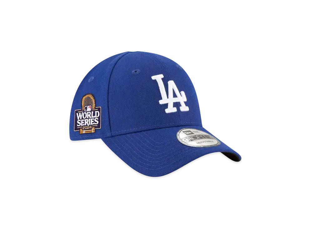 New Era Men's Los Angeles Dodgers 2024 World Series Side Patch 9Forty Adjustable Hat "Royal"