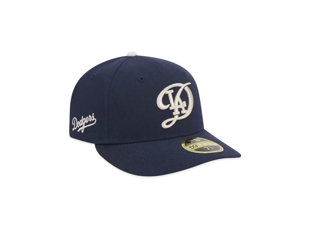 New Era Men's Los Angeles Dodgers 2024 City Connect Low Profile 59Fifty Fitted Hat "Navy"