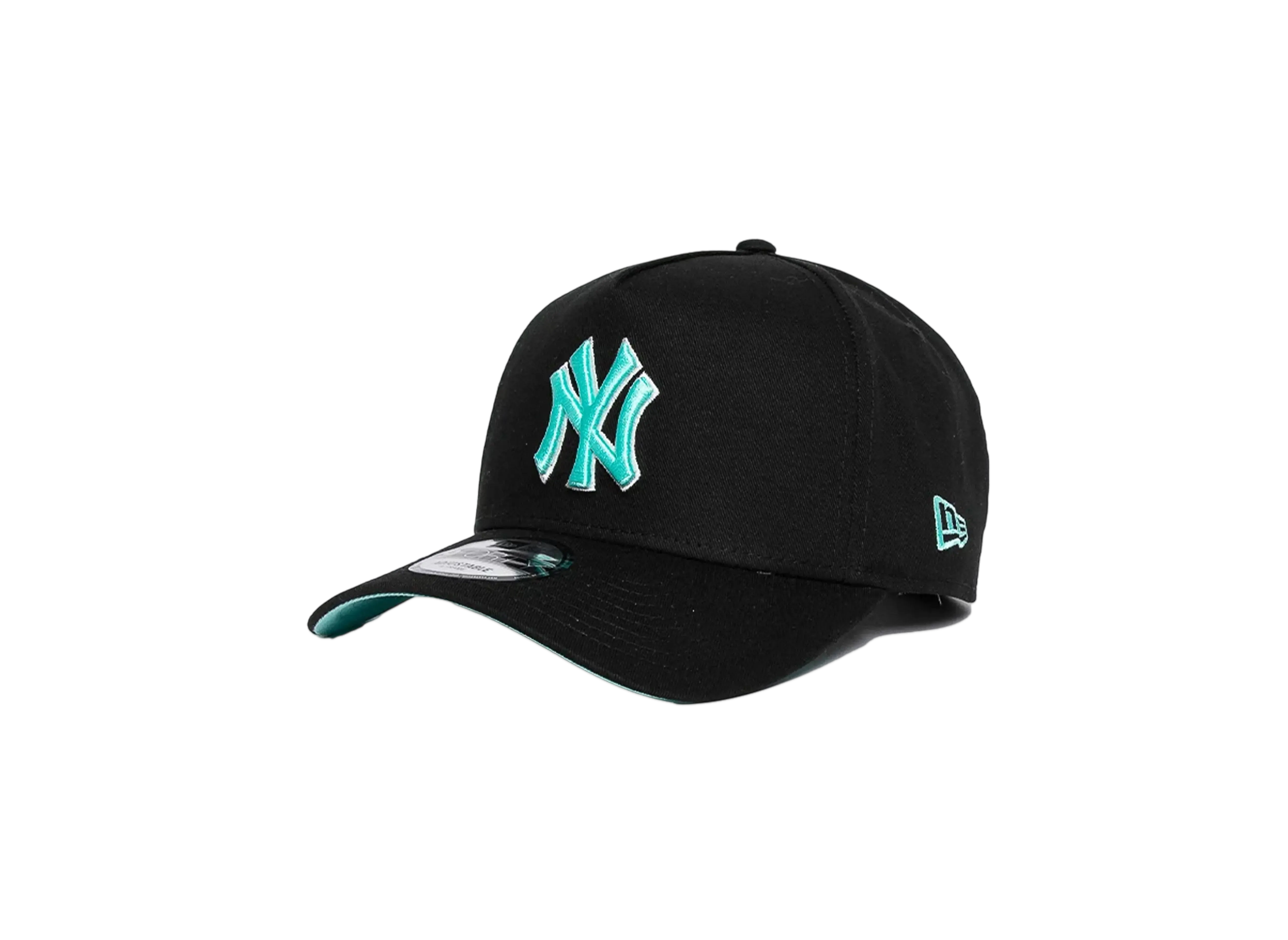 NEW ERA NY Yankees Raiders Aqua Void 9Forty A-Frame Snapback "Black"