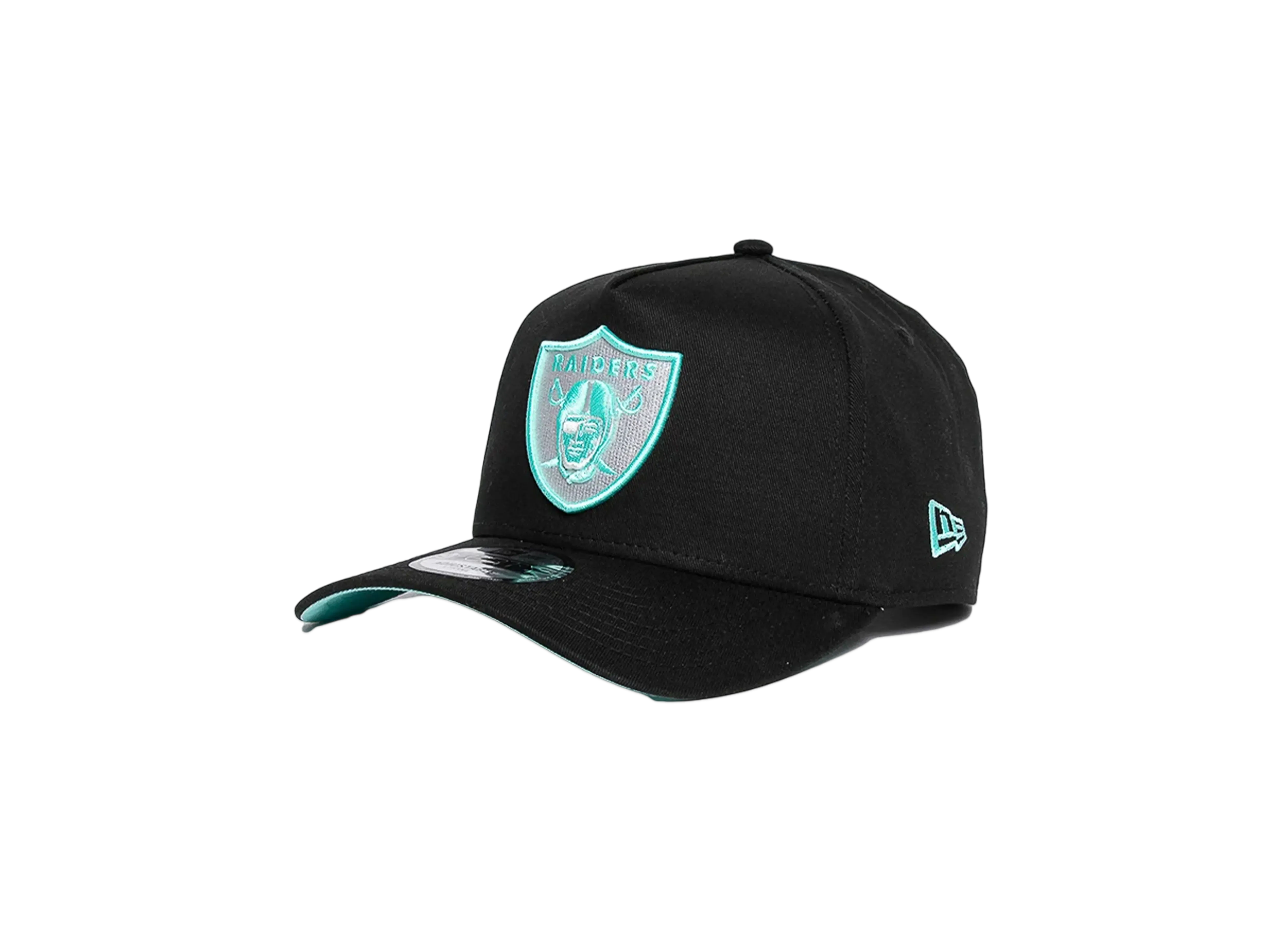NEW ERA Las Vegas Raiders Aqua Void 9Forty A-Frame Snapback "Black"