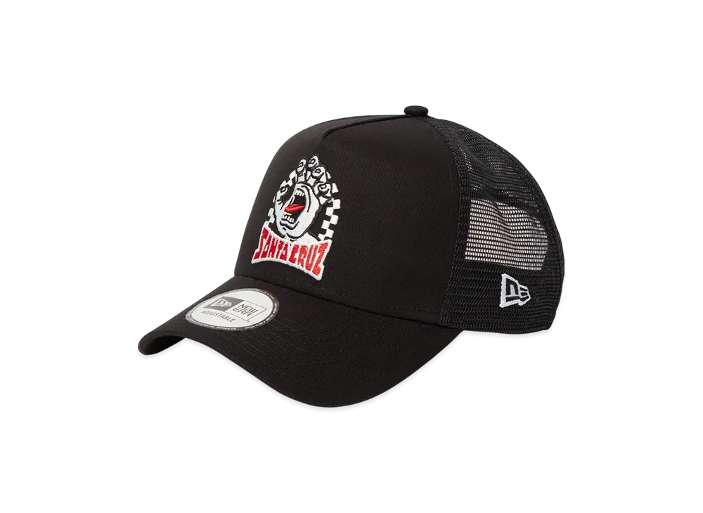 NEW ERA x SANTA CRUZ Skateboards 9Forty A-Frame Tracker Screaming Hand "Black"