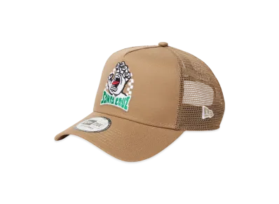 NEW ERA x SANTA CRUZ Skateboards 9Forty A-Frame Tracker Screaming Hand "Khaki"