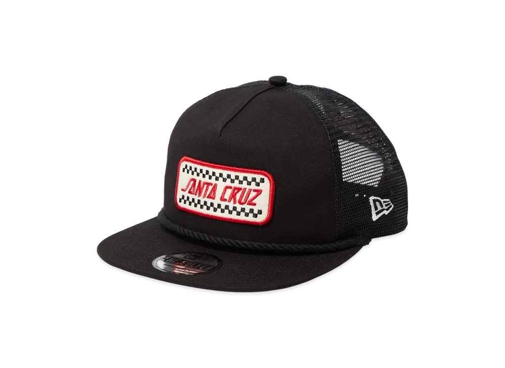NEW ERA x SANTA CRUZ Skateboard The Golfer Tracker Check Logo "Black"