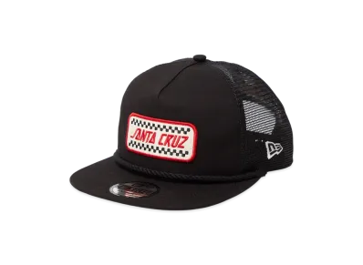 NEW ERA x SANTA CRUZ Skateboard The Golfer Tracker Check Logo "Black"