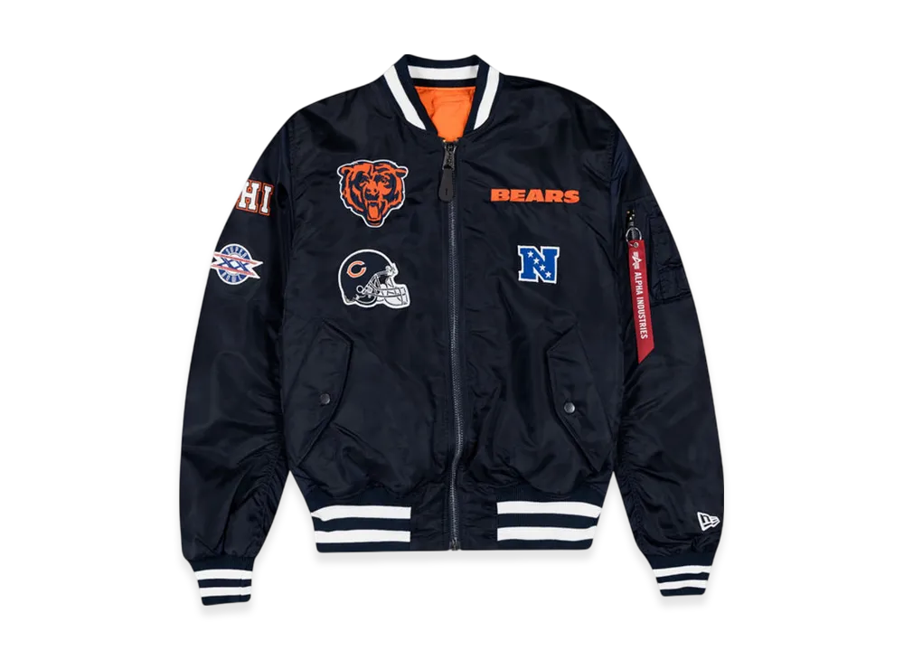 NEW ERA Alpha Industries MA-1 Bomber Jacket "Chicago Bears"
