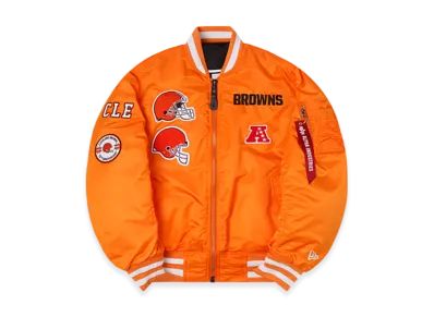 NEW ERA Alpha Industries MA-1 Bomber Jacket "Cleveland Browns"
