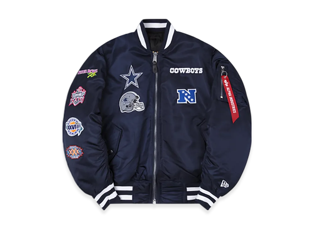 NEW ERA Alpha Industries MA-1 Bomber Jacket "Dallas Cowboys"
