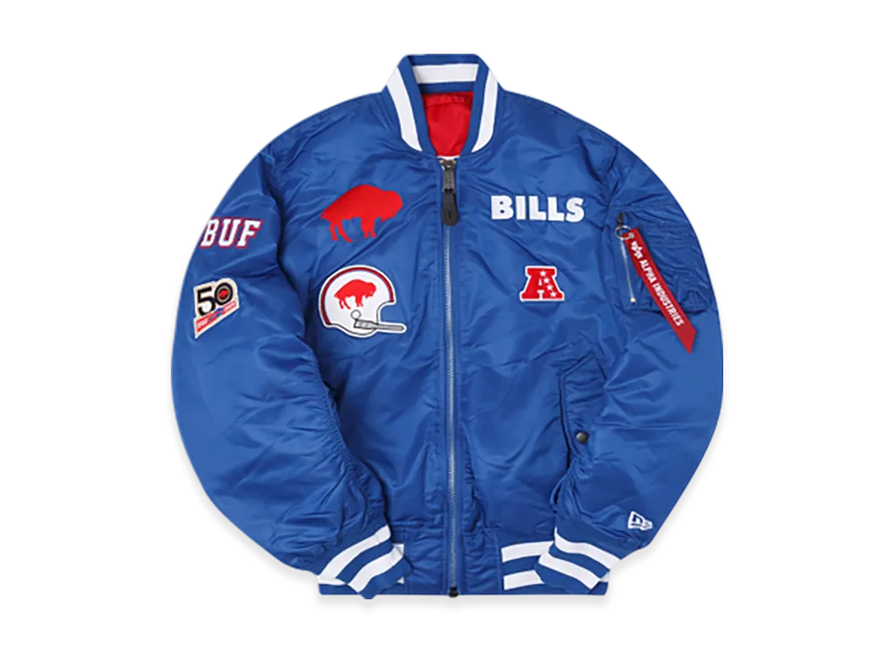 NEW ERA Alpha Industries MA-1 Bomber Jacket "Buffalo Bills"