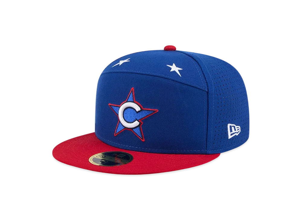 NEW ERA 59Fifty Split Panel 2025 MLB All Star Game Workout Chicago Cubs "Blue"