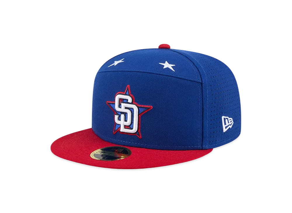 NEW ERA 59Fifty Split Panel 2025 MLB All Star Game Workout New York Mets "Blue"