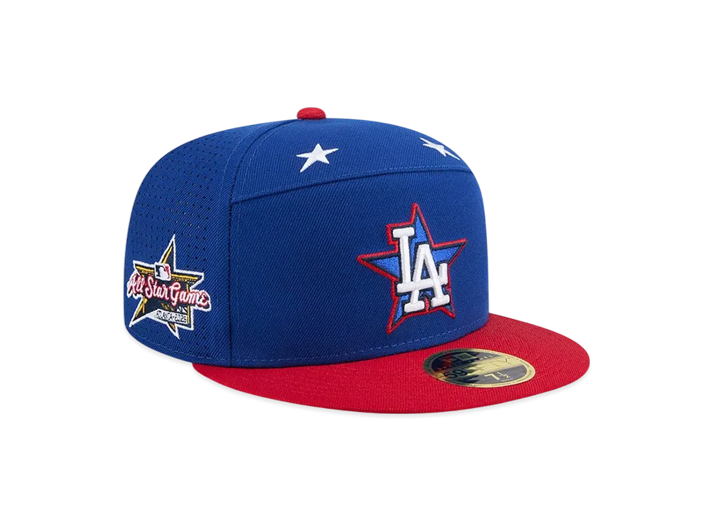 NEW ERA 59Fifty Split Panel 2025 MLB All Star Game Workout Los Angeles Dodgers "Blue"