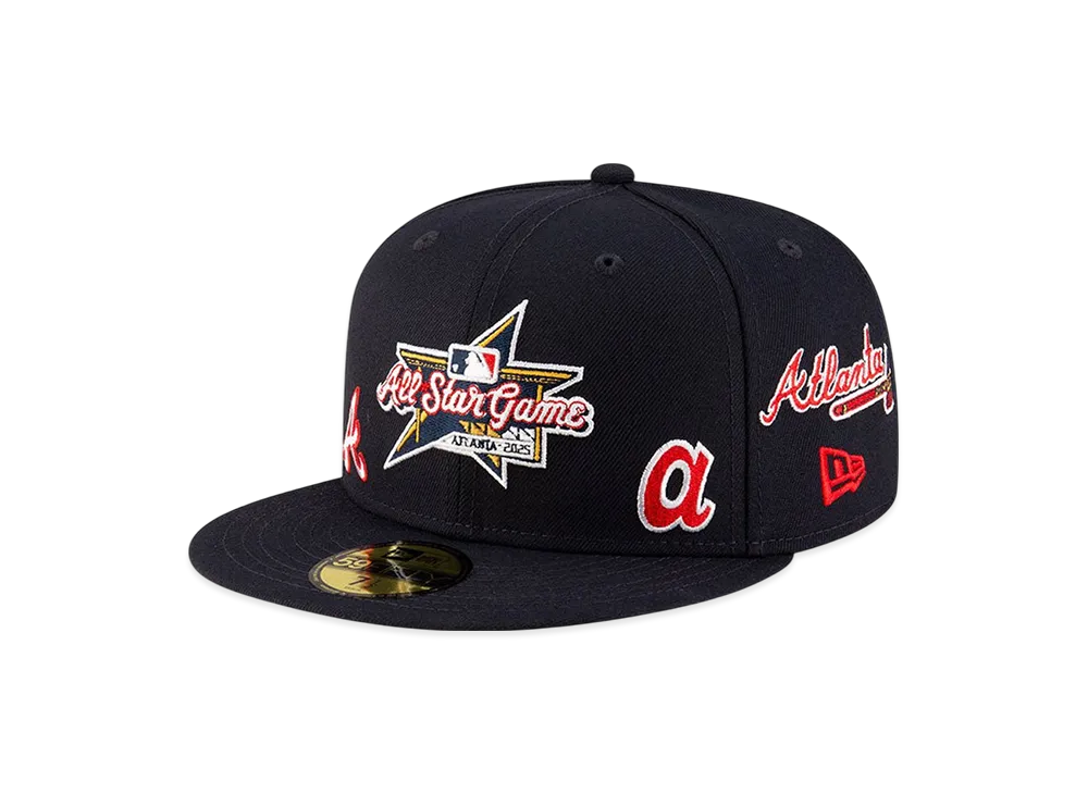 NEW ERA 59Fifty Split Panel 2025 MLB All Star Game Workout Houston Astros "Navy"