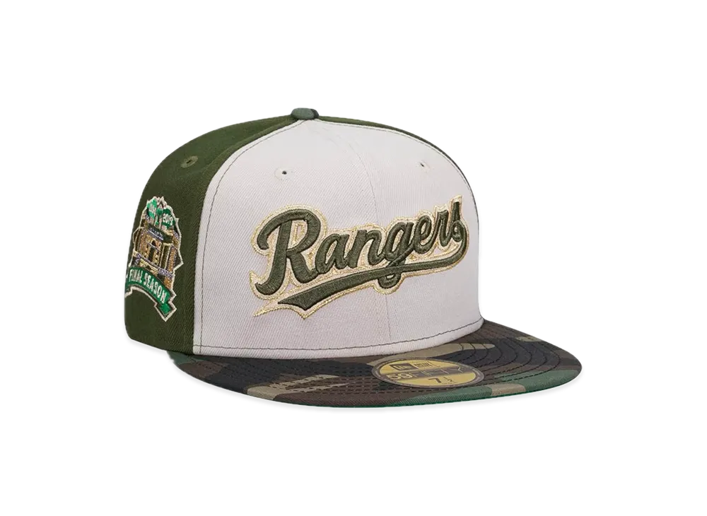 NEW ERA Texas Rangers Final Season Outdoor Camo Edition 59Fifty Fitted Cap "Camo"