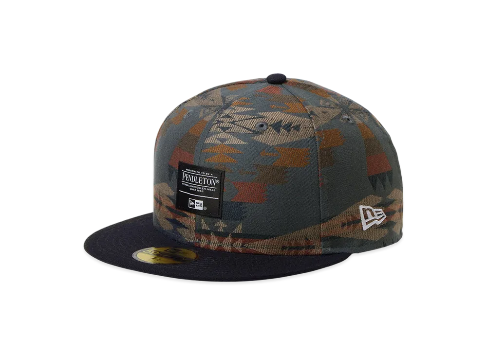 NEW ERA x PENDLETON 59FIFTY Woven Patch "Navy"