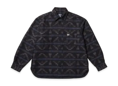 NEW ERA x PENDLETON Long Sleeve Oversized Shirt "Black"