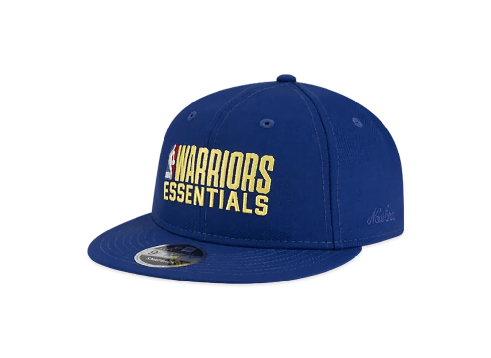 NEW ERA x FEAR OF GOD ESSENTIALS x NBA Golden State Warriors RC 9FIFTY Cap "Blue"