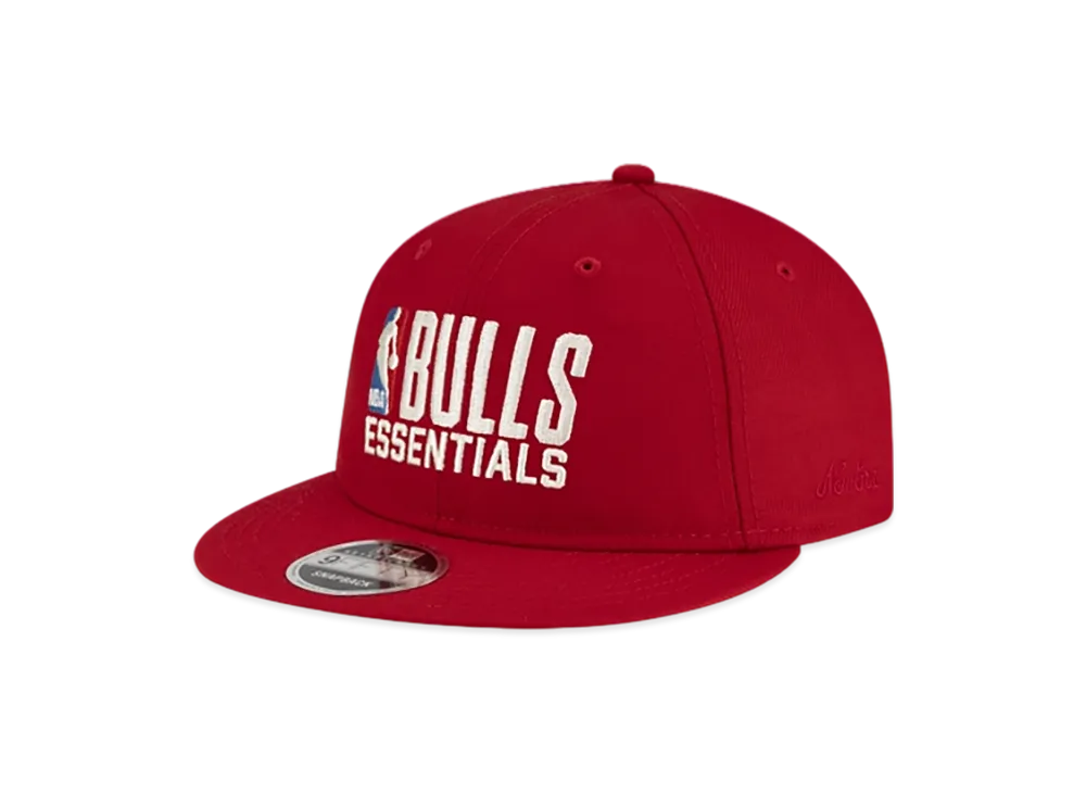 NEW ERA x FEAR OF GOD ESSENTIALS x NBA Chicago Bulls RC 9FIFTY Cap "Red"