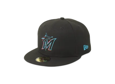 NEW ERA 59Fifty Miami Marlins "Black"