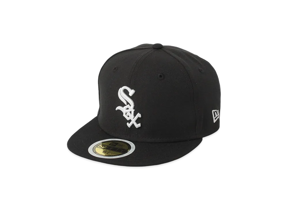 NEW ERA 59Fifty Authentic Chicago White Sox "Black"